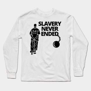 Slavery never ended Long Sleeve T-Shirt